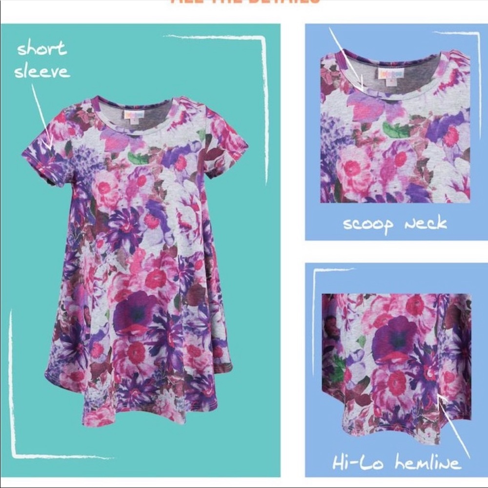 LuLaRoe KIDS Scarlett Dress Size 6 NWT - Picture 15 of 16